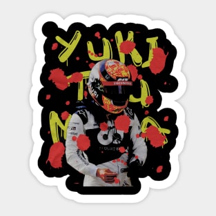 Yuki Tsunoda Neon Sticker